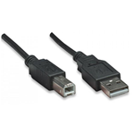 CAVO USB 2.0 TIPO A-B MT. 1,20 NERO