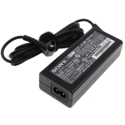 Alimentatore caricabatterie originale Sony output 19,5 Volt (V), 3,3 Ampère (A), 65 Watt (W)